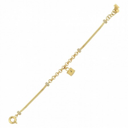 14 Ayar Sallantılı Kilit Figürlü Bileklik