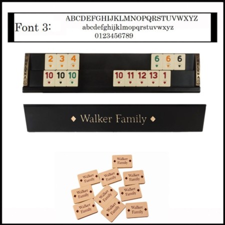 Vip El Yapımı Masif Ahşap Siyah Okey Takımı 