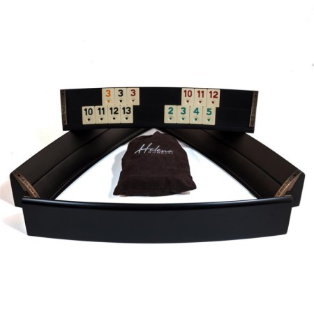 Elliptic Oval  El Yapımı Masif Ahşap Okey Takımı