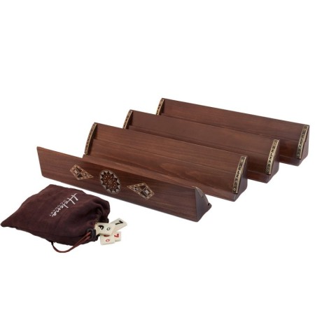 Kardelen Ahşap Mozaik Okey Takımı / Ceviz