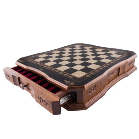 Butterfly Büyük Siyah Satranç Seti