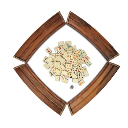 Oval Ceviz Okey Takımı