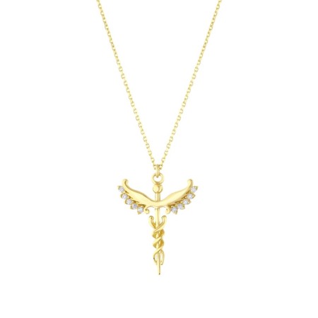 14 Ayar Kadüse Tasarım Altın Kolye