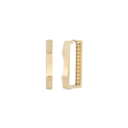 14 Ayar Taşsız Hyacinth Altın Küpe