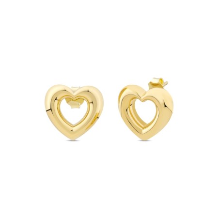 14 Ayar Kalpli Tasarım Altın Küpe