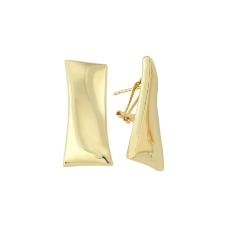 14 Ayar Della Tasarım Altın Küpe