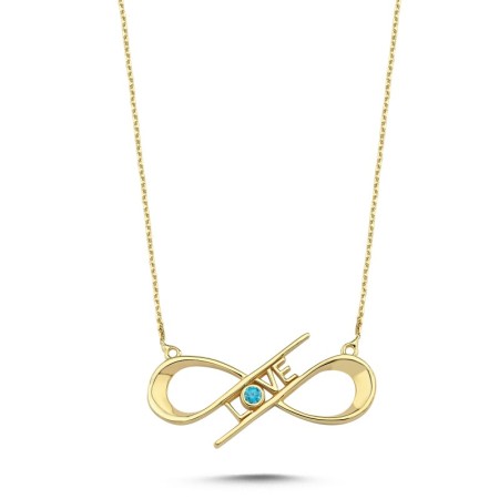 14 Ayar Sarı Altın Kolye