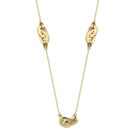 14 Ayar Manjola Tasarım Altın Kolye