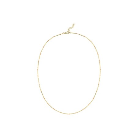 14 Ayar Turuncu Renkli Tasarım Altın Kolye