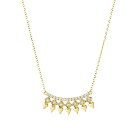 14 Ayar Etnik Tasarım Altın Kolye