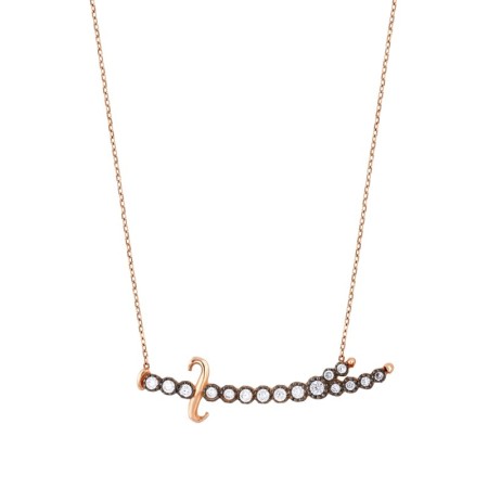 14 Ayar Tasarım Rose Altın Kolye