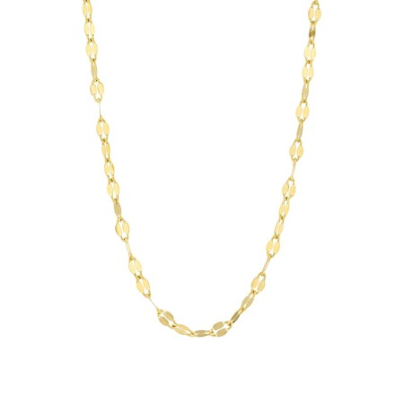 14 Ayar Aynalı Altın Zincir	