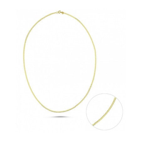 14 Ayar Tasarım Altın Zincir	