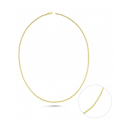 14 Ayar Tasarım Altın Zincir	