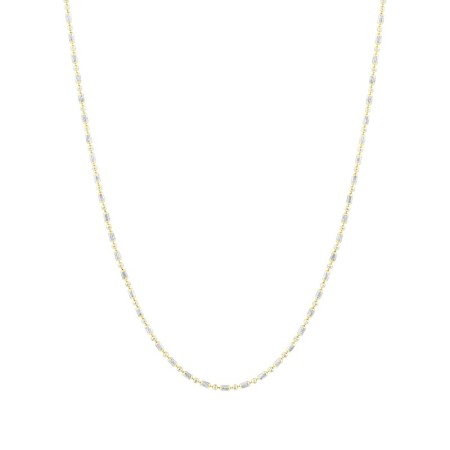 14 Ayar İki Renkli Tasarım Altın Zincir