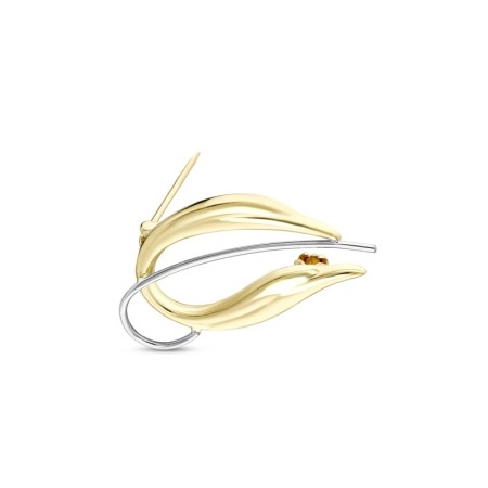 14 Ayar Trend Tasarım Altın Yaka İğnesi