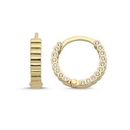 14 Ayar Petite Altın Küpe