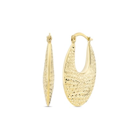 14 Ayar Margherita Halka Altın Küpe