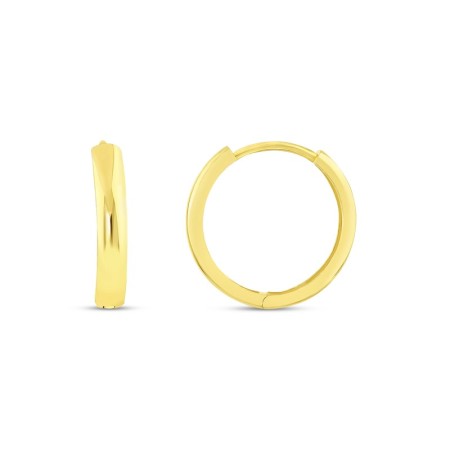 14 Ayar Hoop Halka Altın Küpe