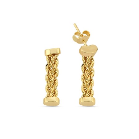 14 Ayar Sallantılı Altın Küpe