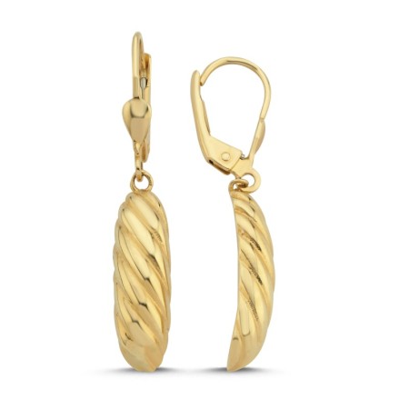 14 Ayar Heirloom Altın Küpe