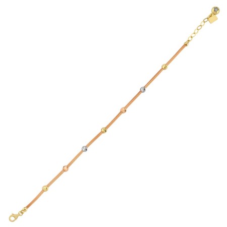 14 Ayar Dorika Toplu Altın Bileklik