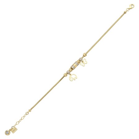 14 Ayar Tasarım Dorika Altın Bileklik