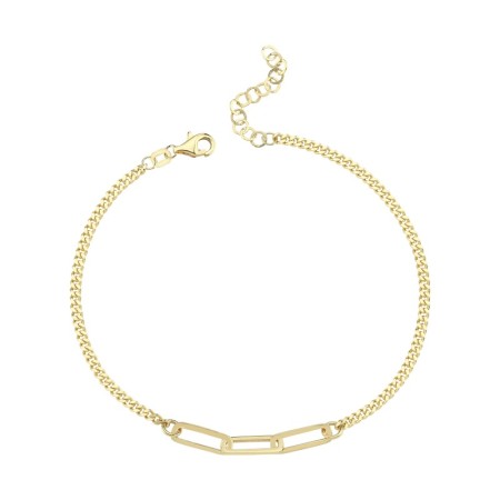 14 Ayar Ataç Tasarım Altın Bileklik