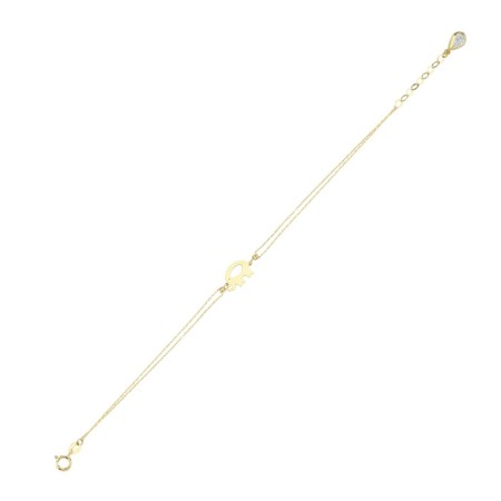 14 Ayar Fil Altın Bileklik