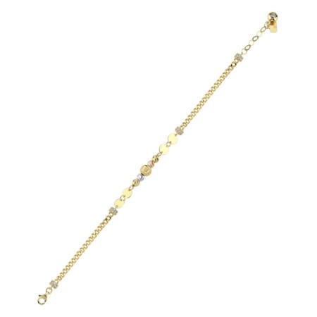 14 Ayar Tasarım Dorika Altın Bileklik