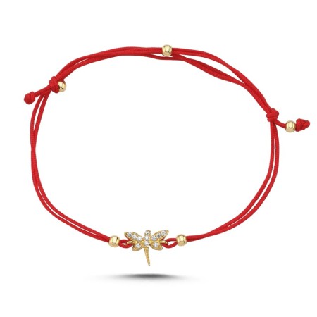 14 Ayar Yusufçuk Altın İpli Bileklik