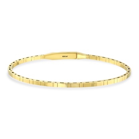 14 Ayar Corner Tasarım Flex Sarı Altın Kelepçe