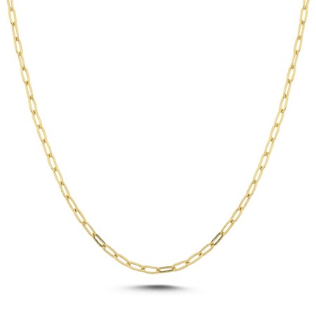 14 Ayar Tasarım Altın Zincir