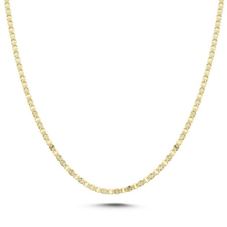 14 Ayar Tasarım Altın Zincir