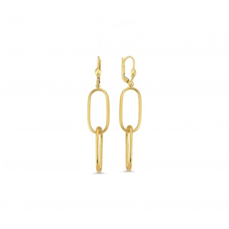 14 Ayar Sallantılı Altın Küpe