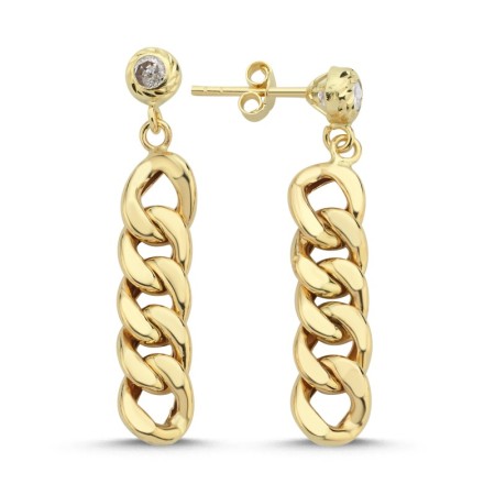 14 Ayar Classic Altın Küpe