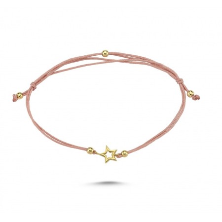 14 Ayar Yıldız Figürlü Altın Bileklik
