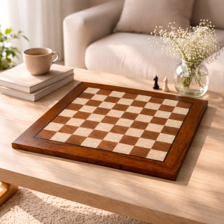 Sedefli Satranç Altı / Gül