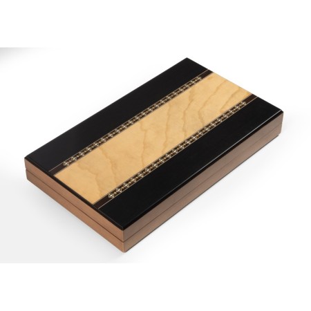 Eko Geniş Mozaik Tavla / Siyah