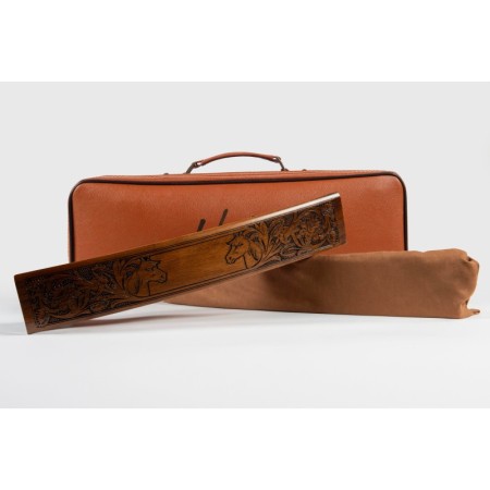 At Motifli Ahşap Oval Okey Takımı