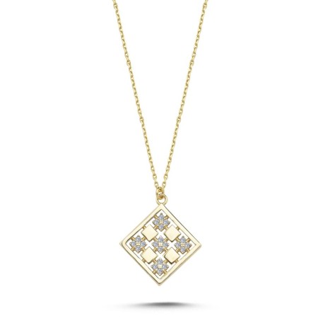 14 Ayar Sarı Altın Kolye