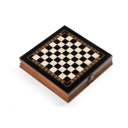Selge Küçük Satranç Takımı  25cm - Siyah