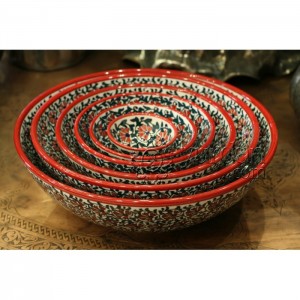 El dekoru Seramik Kase Seti