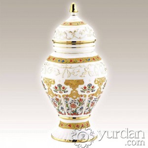 El dekoru Porselen Küp