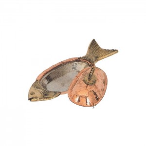 Bakır Balık - Kapaklı Yemek Tabağı