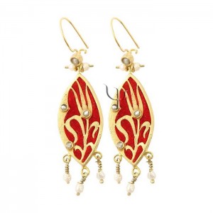 El işi pirinç küpe