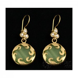 El işi pirinç küpe