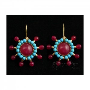 El işi pirinç küpe