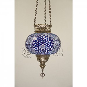 Mozaik Tavan Lambası - Mumluk - ÜCRETSİZ KARGO