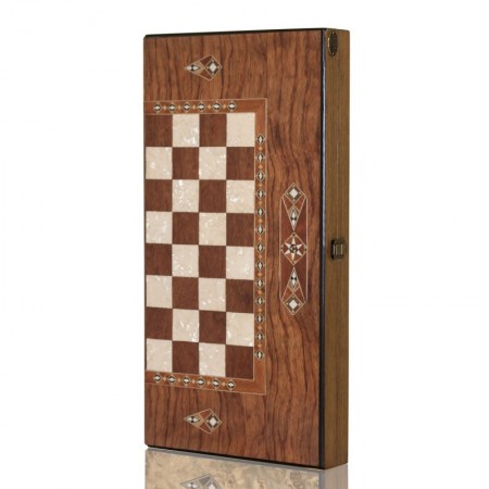 Klasik İşlemeli Büyük Boy Tavla